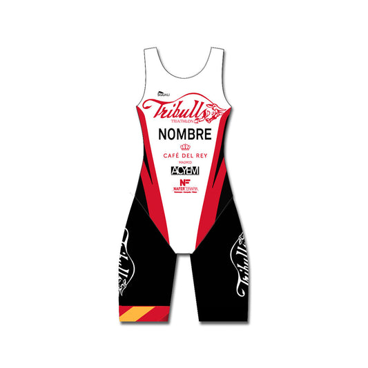 Women's Sleeveless Trisuit Club Triatlón Tribulls