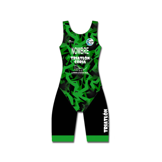 Women's Sleeveless Trisuit Club Triatlón Coria