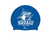 Gorro Natación Silicona Squali Azul