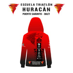 Sudadera con Cremallera Unisex Escuela Triatlón Huracán