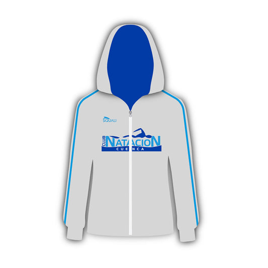 Sudadera con Cremallera Unisex Club Natación Cuenca