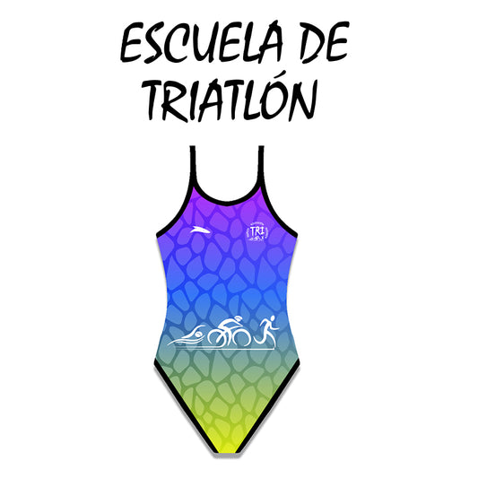 Thin Strap Swimsuit Triathlon Revolution School