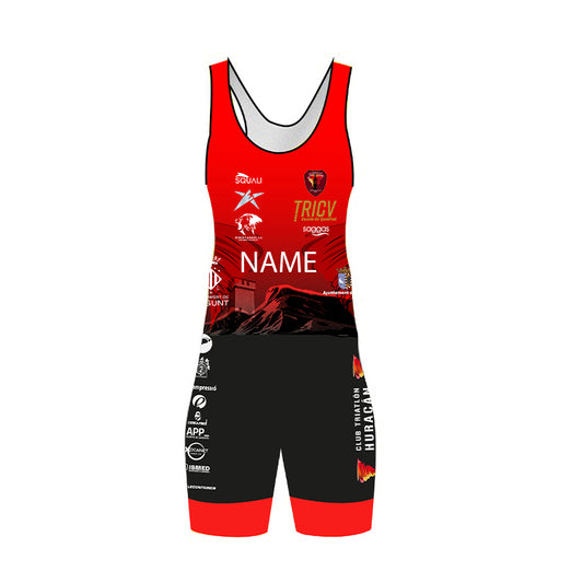 Tritraje Sin Mangas Mujer Club Triatlón Huracán