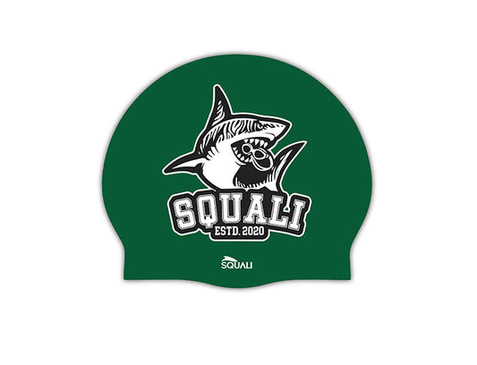Gorro Natación Silicona Squali Verde