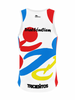 Camiseta sin Mangas Blanca Hombre Club Triatlón Ciempozuelos