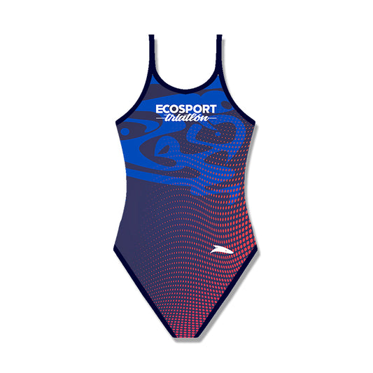 Alcobendas Thin Strap Blue Swimsuit