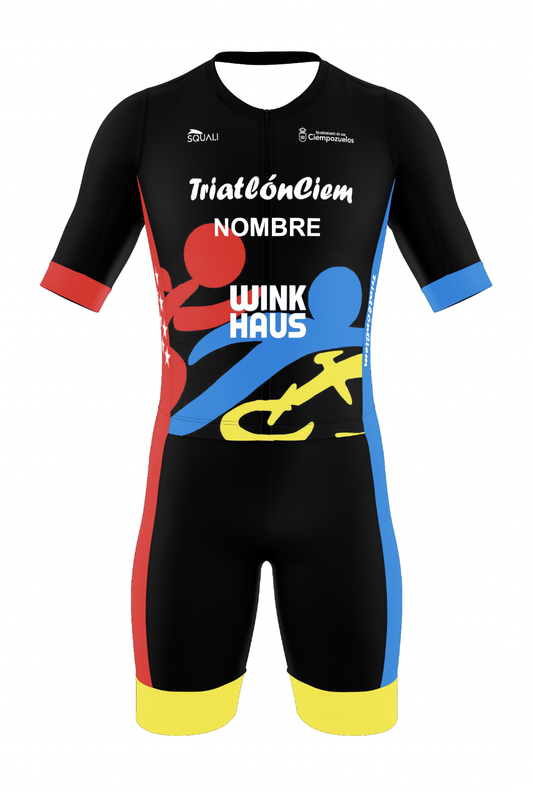 Women's Short Sleeve Trisuit Ciempozuelos Triathlon Club